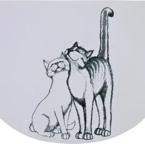 Trixie Placemat Kroelkonten 40x30 cm 6 St - Wit