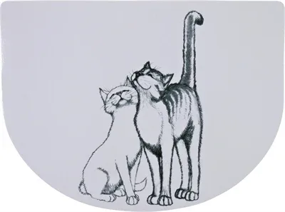Trixie Placemat Kroelkonten 40x30 cm 6 St - Wit
