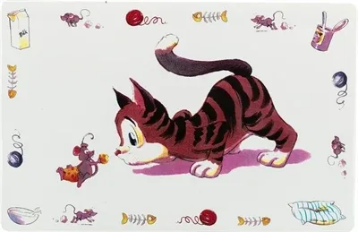 Trixie Placemat Stripkat 44x28 cm 6 St