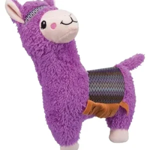 Trixie Pluche Alpaca met Geluid 31 cm - Paars