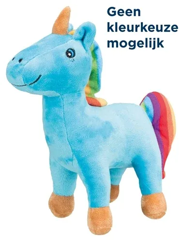 Trixie Pluche Eenhoorn met Geluid 25 cm 3 St - Assorti