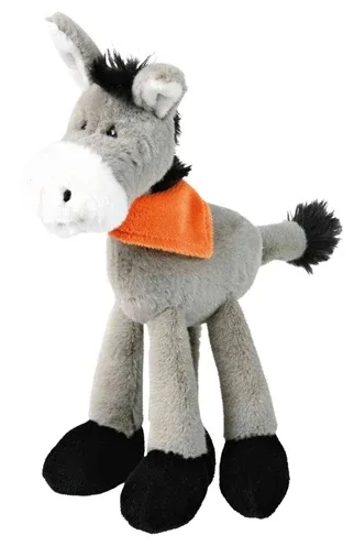 Trixie Pluche Ezel met Geluid 24 cm 3 St