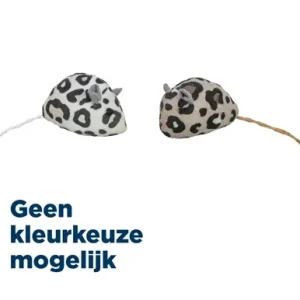 Trixie Pluche Muis Panterprint met Kattenkruid Catnip - Assorti