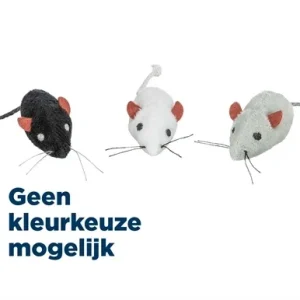 Trixie Pluche Muizen 5 cm 160 St - Assorti