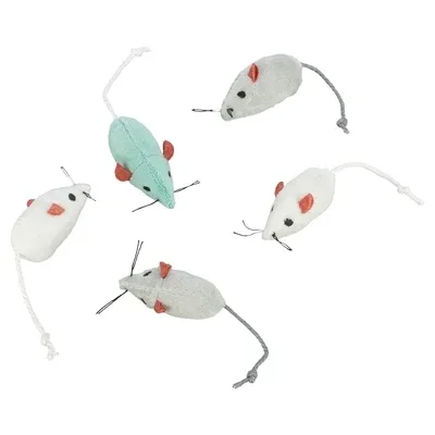 Trixie Pluche Muizen 5 cm - Assorti - Image 2