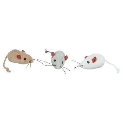 Trixie Pluche Muizen Assorti 5 Cm 24 St - Image 2