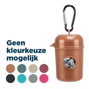 Trixie Poepzakdispenser met 2x20 Zakjes 4 St - Assorti