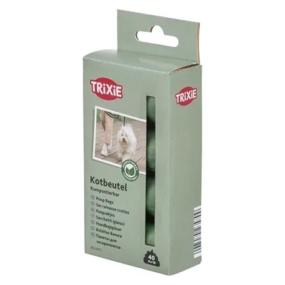 Trixie Poepzakjes Composteerbaar Bosgroen 4x10 Stuks - Image 2