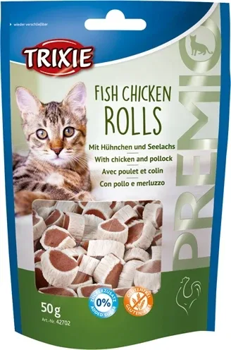 Trixie Premio Fish Chicken Rolls - 50 gr
