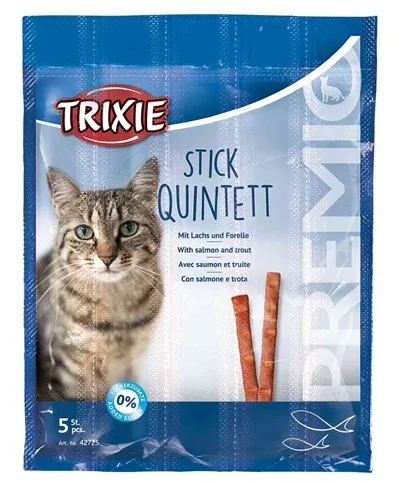 Trixie Premio Stick Quintett Forel 24x - 5 gr