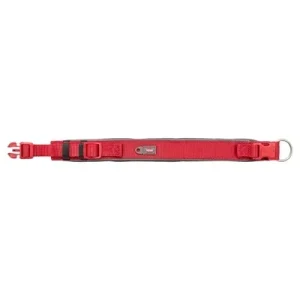 Trixie Premium Halsband Hond Extra Breed Grafiet 40x48x4 cm - Rood