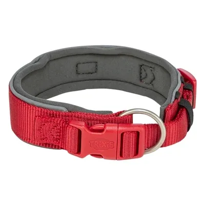 Trixie Premium Halsband Hond Extra Breed Grafiet 46x55x5 cm - Rood - Image 2
