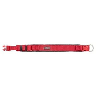 Trixie Premium Halsband Hond Extra Breed Grafiet 53x62x5 cm - Rood
