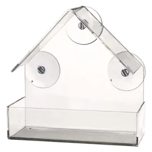 Trixie Raamvoederhuis Transparant 15x6x15 cm - 225 ml