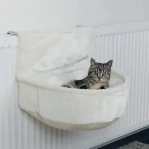 Trixie Radiatorhangmat Relax Pluche Wit 45X13X33 cm