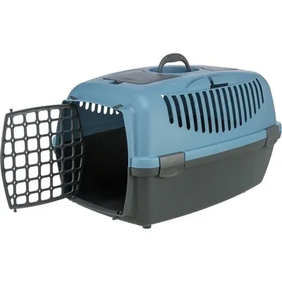 Trixie Reismand Capri Donkergrijs Pastelblauw 40x38x61 cm - Image 2