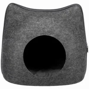 Trixie Relax Iglo Kat Vilt Grijs 38X37X35 cm