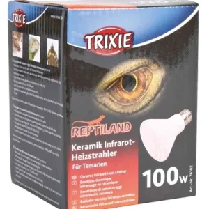 Trixie Reptiland Keramische Infrarood Warmtestraler 7,5x7,5x10 cm 100 Watt