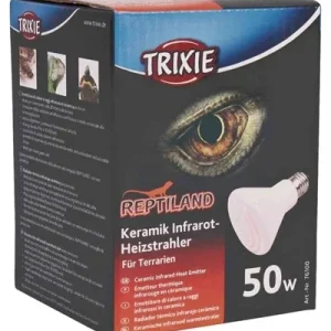 Trixie Reptiland Keramische Infrarood Warmtestraler 7,5x7,5x10 cm 50 Watt