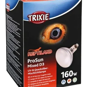 Trixie Reptiland Prosun Mixed D3 Uv B Lamp Zelfstartend 160 Watt 11,5x11,5x28,5 cm
