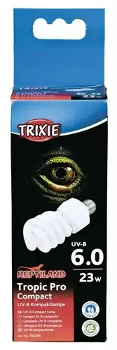 Trixie Reptiland Tropic Pro Compact 6.0 Uv-B Lamp 23 Watt 6X6X15,2 cm