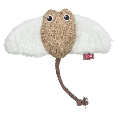 Trixie Rog Stof Pluche met Kattenkruid Catnip - Wit