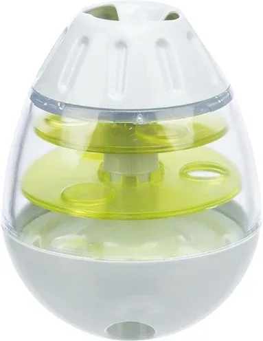 Trixie Roly Poly Snack Tuimel Ei Lime 13 cm - Grijs