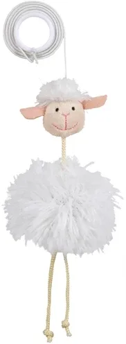 Trixie Schaap aan Elastisch Koord Pluche met Catnip 20 cm 4 St