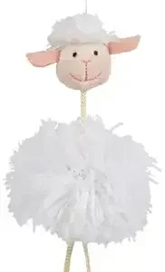 Trixie Schaap Aan Elastisch Koord Pluche Met Catnip 20 cm 4 St