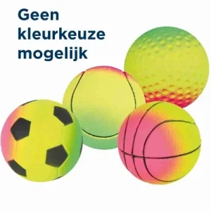 Trixie Schuimrubber Bal 7x7x7 cm - Assorti