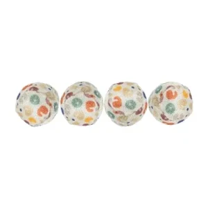 Trixie Set Ballen met Luipaardprint Pluche 4x4x4 cm 4x4 St