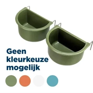 Trixie Set Hangbakjes met Draadhouder Kunststof 4 St - 75 ml