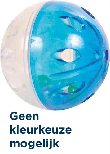 Trixie Set Ratelballen Kunststof 4,5 cm 4x4 St - Assorti