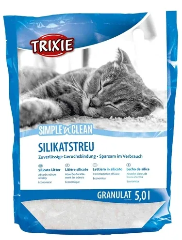 Trixie Simple N Clean Granulaat Silicaatstrooisel 10x5 Ltr