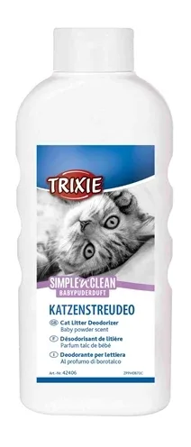 Trixie Simple N Nclean Geurverdrijver Kattenbak Babypoedergeur - 750 gram