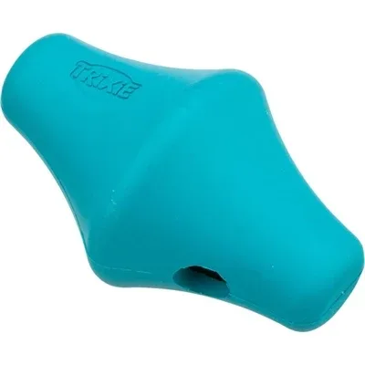 Trixie Snacktol Natuurrubber 12 cm op op - Petrol