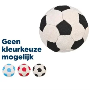 Trixie Soft Canvas Voetbal 11x11x11 cm 12 St - Assorti