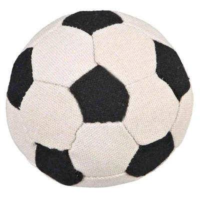 Trixie Soft Canvas Voetbal 11x11x11 cm 12 St - Assorti - Image 2