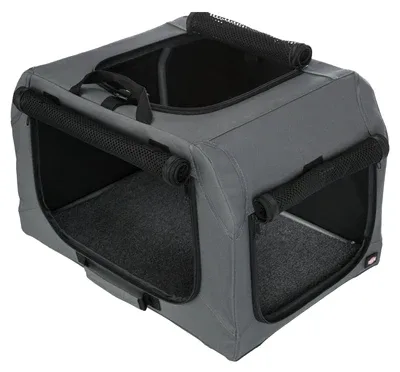 Trixie Soft Kennel Easy Reisbench 50x36x33 cm - Grijs - Image 2