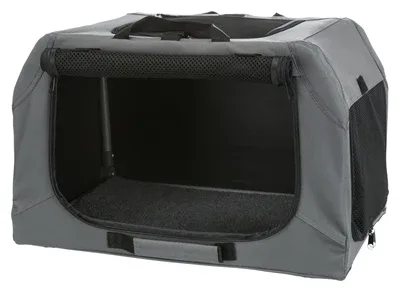 Trixie Soft Kennel Easy Reisbench 50x36x33 cm - Grijs
