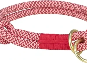 Trixie Soft Rope Halsband Hond Half Slip 50x1 cm - Rood