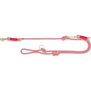 Trixie Soft Rope Hondenriem Verstelbaar 200x1 cm - Rood
