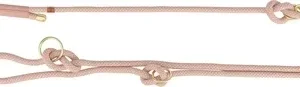 Trixie Soft Rope Hondenriem Verstelbaar Licht 200x1 cm - Roze