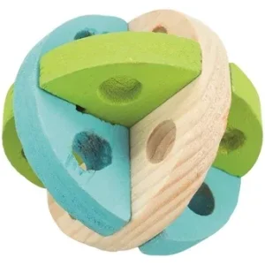 Trixie Speel en Snackbal Hout 8 cm