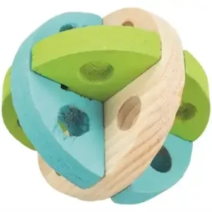 Trixie Speel En Snackbal Hout 8 cm