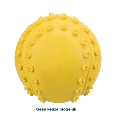 Trixie Speelbal Natuurrubber 6 cm 4 St - Assorti