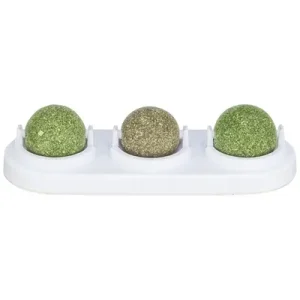 Trixie Speelballen Matatabi en Catnip met Houder