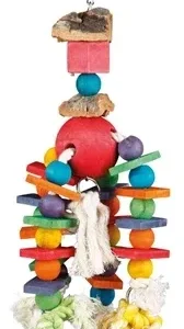 Trixie Speelgoed aan Ketting Touw Kralen Hout Kurk 35 cm 3 St