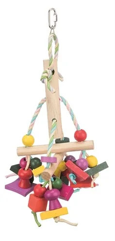 Trixie Speelgoed met Papieren Bandjes Hout Meerkleurig 31 cm 3 St - Image 2