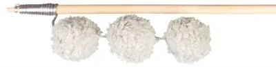 Trixie Speelhengel Ballen Hout Pluche met Catnip 35 cm 4 St
